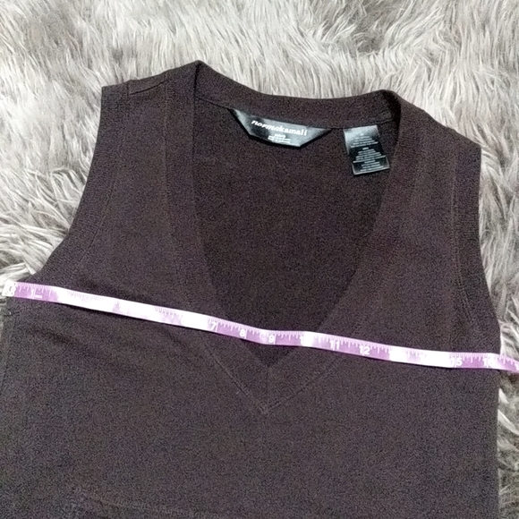 Norma Kamali Sleeveless V-Neck Tunic/ Sweatshirt Dress - Picture 7 of 12